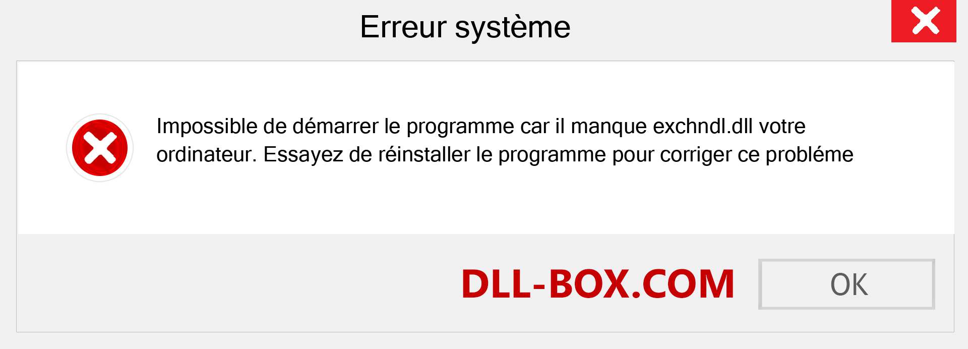 Le fichier exchndl.dll est manquant ?. Télécharger pour Windows 7, 8, 10 - Correction de l'erreur manquante exchndl dll sur Windows, photos, images